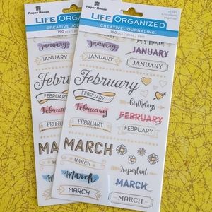 Life Organized Journal calendar stickers